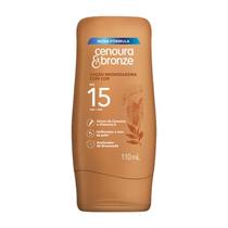 Loção Bronzeadora Corporal Cenoura & Bronze FPS15 Com Cor 110ml Loção Bronzeadora Corporal Cenoura & Bronze FPS15 Com Cor 110ml