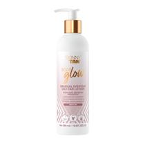 Loção bronzeadora gradual Skinny Tan Body Glow 275 ml com aroma de coco