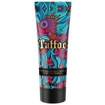 Loção bronzeadora Onyx Tattoo com proteção contra desbotamento 250mL Loção bronzeadora Onyx Tattoo com proteção contra desbotamento 250mL