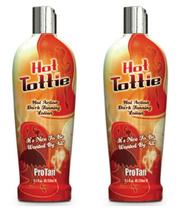 Loção Bronzeadora PBI Pro Tan Hot Tottie 250ml Kit com 2 Loção Bronzeadora PBI Pro Tan Hot Tottie 250ml Kit com 2