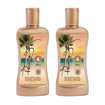 Loção bronzeadora protetora solar Panama Jack SPF 4 177mL (x2) Loção bronzeadora protetora solar Panama Jack SPF 4 177mL (x2)