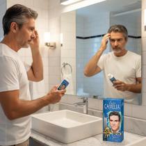 Loção Capilar Progressiva Camélia Do Brasil Restaura a Cor Natural do Cabelo Masculino 140ml