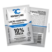 Loção corporal 10% ureia perfume suave sachê com 8g