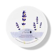 Loção corporal 100% pura, lavanda francesa, manteiga corporal batida 100mL