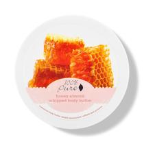Loção corporal 100% pura, mel, amêndoa, manteiga corporal batida 100mL