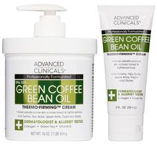 Loção corporal Advanced Clinicals Green Coffee Bean Oil Thermo
