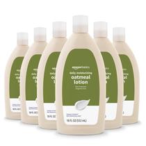 Loção corporal Amazon Basics Daily Oatmeal 530ml (pacote com 6) Loção corporal Amazon Basics Daily Oatmeal 530ml (pacote com 6)
