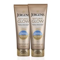 Loção Corporal Autobronzeadora Jergens Natural Glow +Firmante (225ml x 2)