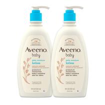 Loção corporal AVEENO BABY Daily Moisture com aveia 532mL x2