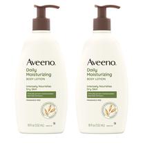 Loção Corporal Aveeno Hidratante Diário - 2 x 532ml - Para Pele Seca