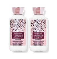 Loção corporal Bath & Body Works A Thousand Wishes 240 ml - pacote com 2