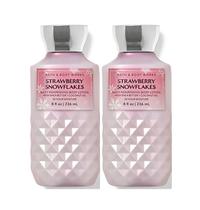 Loção corporal Bath & Body Works Strawberry Snowflakes 240 ml