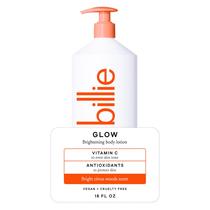 Loção corporal Billie Glow Brightening Citrus Woods 530ml para mulheres Loção corporal Billie Glow Brightening Citrus Woods 530ml para mulheres