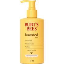 Loção corporal Burt's Bees Boosted com frasco de ceramida de 13 onças