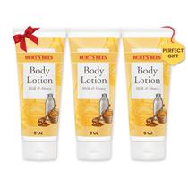 Loção Corporal Burt's Bees Milk & Honey - Kit com 3 Unidades (180mL cada)