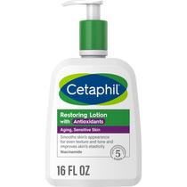 Loção corporal Cetaphil Restoring com antioxidantes 473 ml para envelhecimento