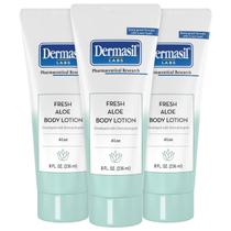 Loção corporal Dermasil Fresh Aloe 240ml, pacote com 3 Loção corporal Dermasil Fresh Aloe 240ml, pacote com 3