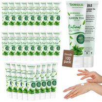 Loção corporal Dimsile Green Tea, tamanho de viagem, 30 ml, pacote com 100 Loção corporal Dimsile Green Tea, tamanho de viagem, 30 ml, pacote com 100