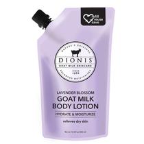 Loção corporal Dionis Goat Milk Skincare, bolsa de recarga de 500 ml