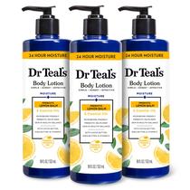 Loção corporal Dr. Teal's Lemon Prebiotic Lemon Balm 540mL x 3