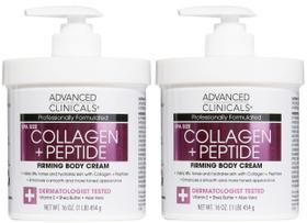 Loção corporal e hidratante facial Advanced Clinicals Collagen Loção corporal e hidratante facial Advanced Clinicals Collagen