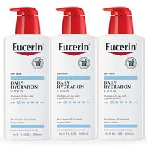 Loção Corporal Eucerin Hidratação Diária para Pele Seca 500mL x3