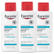 Loção Corporal Eucerin Intensive Repair Pele Muito Seca 250mL x3