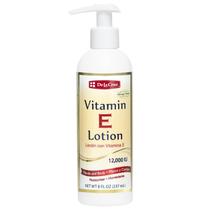 Loção corporal hidratante De La Cruz Vitamina E 8 onças para pele seca