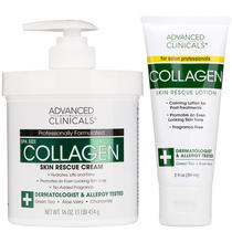 Loção corporal hidratante e creme facial Advanced Clinicals Loção corporal hidratante e creme facial Advanced Clinicals