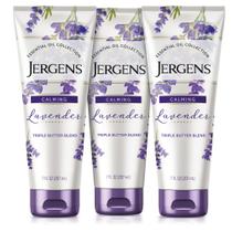 Loção corporal Jergens Lavender Body Butter 207ml (pacote com 3) Loção corporal Jergens Lavender Body Butter 207ml (pacote com 3)