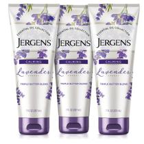 Loção Corporal Jergens Lavender Body Butter - 207ml (Pacote com 3)