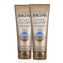 Loção corporal Jergens Natural Glow +FIRMING Self-Bronner 221mL