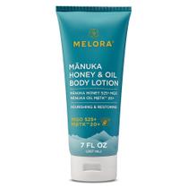 Loção corporal MELORA Manuka Honey Hidratante 200mL para mulheres e homens Loção corporal MELORA Manuka Honey Hidratante 200mL para mulheres e homens