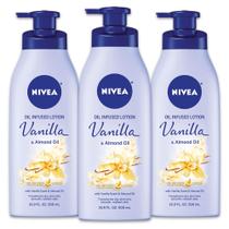 Loção corporal NIVEA com infusão de óleo de baunilha e amêndoa 500mL
