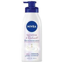 Loção corporal Nivea Sensitive and Radiant 500mL para pele sensível