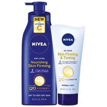 Loção corporal Nivea Skin Firming com 500 mL + Creme em gel 200 mL