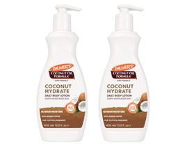 Loção corporal Palmer's Coconut Hydrate 400 ml (pacote com 2)