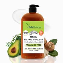 Loção corporal RagaNaturals Natural Sem Perfume 473 ml com manteiga de karité Loção corporal RagaNaturals Natural Sem Perfume 473 ml com manteiga de karité