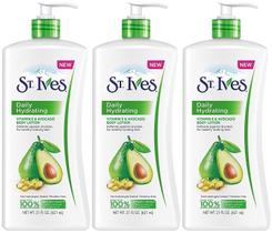 Loção Corporal St. Ives Hidratante Diária de Vitamina E e Abacate 621ml