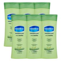 Loção corporal Vaselina Intensive Care Aloe Soothe 400mL x6 Loção corporal Vaselina Intensive Care Aloe Soothe 400mL x6