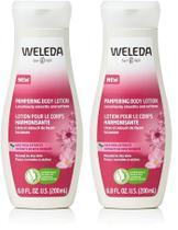 Loção corporal Weleda Pampering Wild Rose 200 ml (pacote com 2) Loção corporal Weleda Pampering Wild Rose 200 ml (pacote com 2)