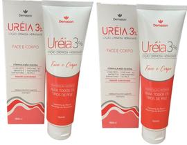 LOÇÃO CREMOSA HIDRATANTE URÉIA 3% 150ml DEMAZON KIT 2 und