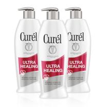 Loção Curel Ultra Healing para mãos e corpo 384 ml (pacote com 3)