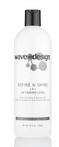 Loção de acabamento a seco Design Essentials Define & Shine 2-N-1 480 ml