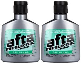 Loção de barbear pré-elétrica Mennen Afta 90mL (pacote com 2)