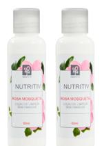 LOÇÃO DE LIMPEZA FACIAL ROSA MOSQUETA NUTRITIV 60ml NATUFLORES Kit 2und LOÇÃO DE LIMPEZA FACIAL ROSA MOSQUETA NUTRITIV 60ml NATUFLORES Kit 2und