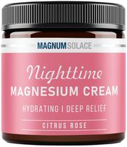 Loção de magnésio Magnum Solace Nighttime 120mL Citrus Rose Loção de magnésio Magnum Solace Nighttime 120mL Citrus Rose