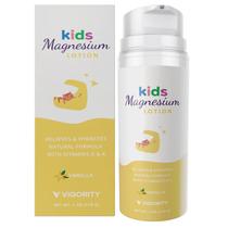 Loção de magnésio Vigority Kids & Babies Sleep com baunilha 250ml Loção de magnésio Vigority Kids & Babies Sleep com baunilha 250ml