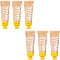Loção de manteiga de karité AVRYBEAUTY Milk & Honey 45 ml, pacote com 6
