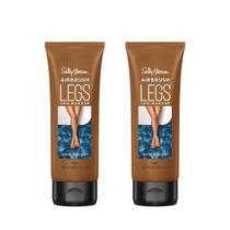 Loção de maquiagem para pernas Sally Hansen Airbrush Legs Deep 120mL x2 Loção de maquiagem para pernas Sally Hansen Airbrush Legs Deep 120mL x2